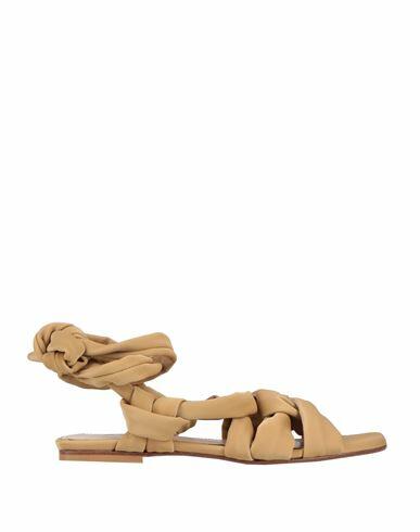 Janet & Janet Woman Sandals Sand Soft Leather Cover