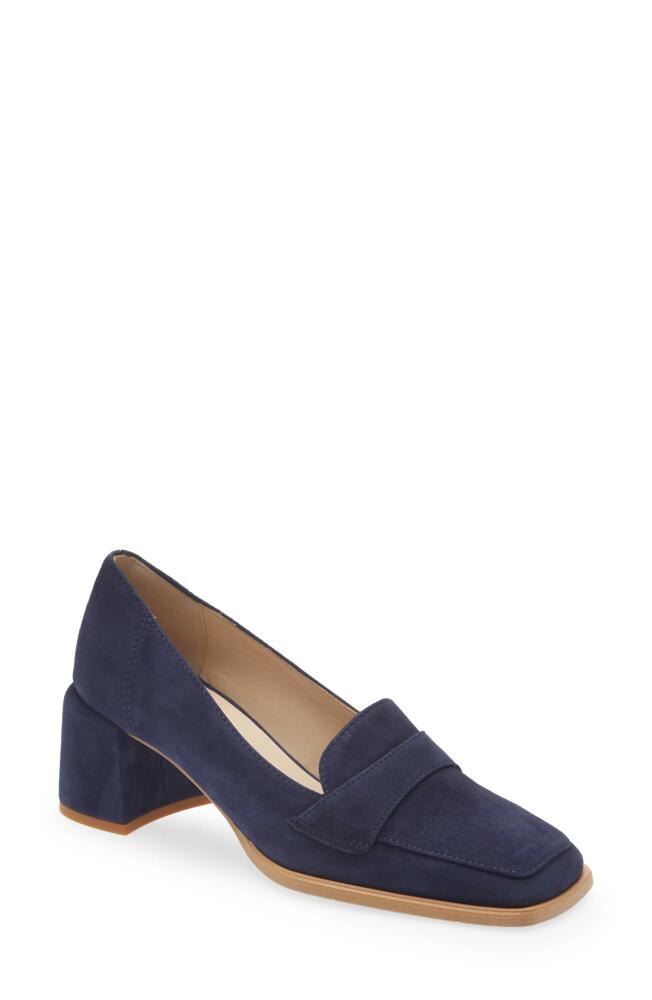 Cordani Nisha Square Toe Pump in Navy Suede Cover