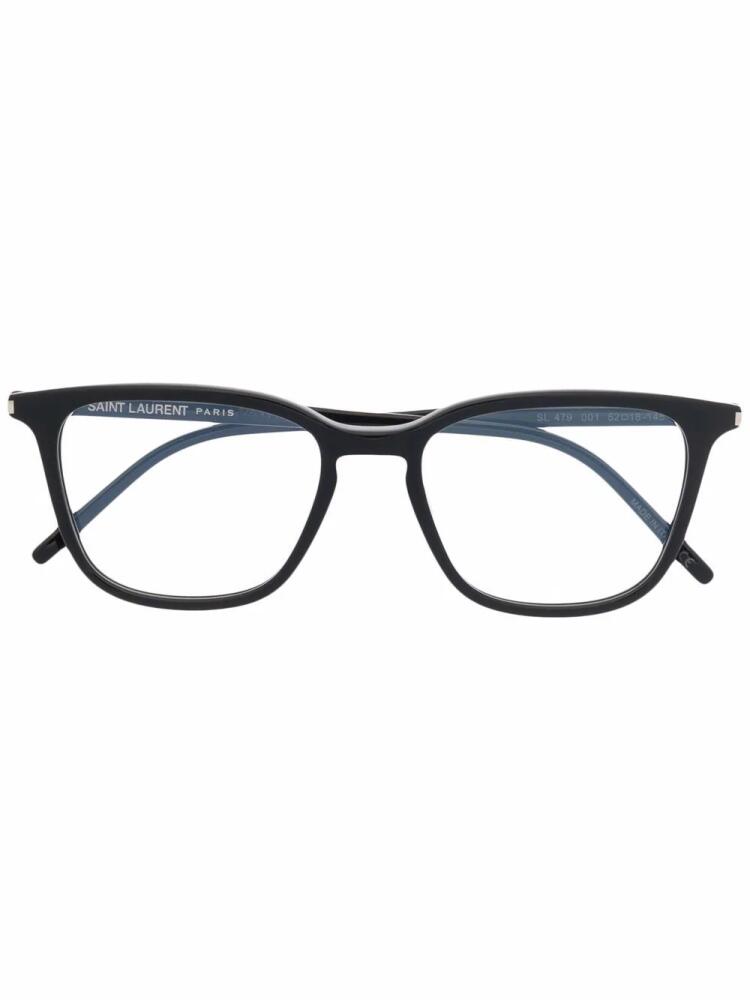 Saint Laurent Eyewear square frame glasses - Black Cover