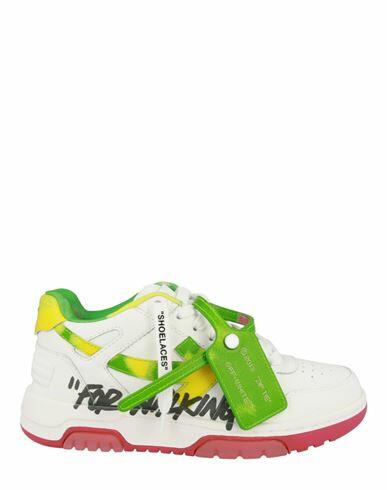 Off-white "out Of Office "for Walking" Low-top Sneakers" Woman Sneakers Multicolored Calfskin, Polyester Cover