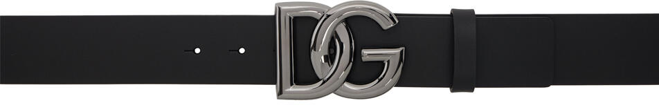 Dolce&Gabbana Black Lux Leather Belt Cover