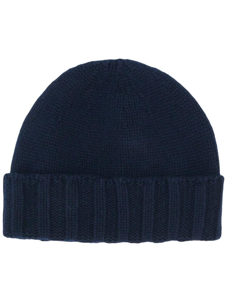 Drumohr chunky knit beanie - Blue Cover