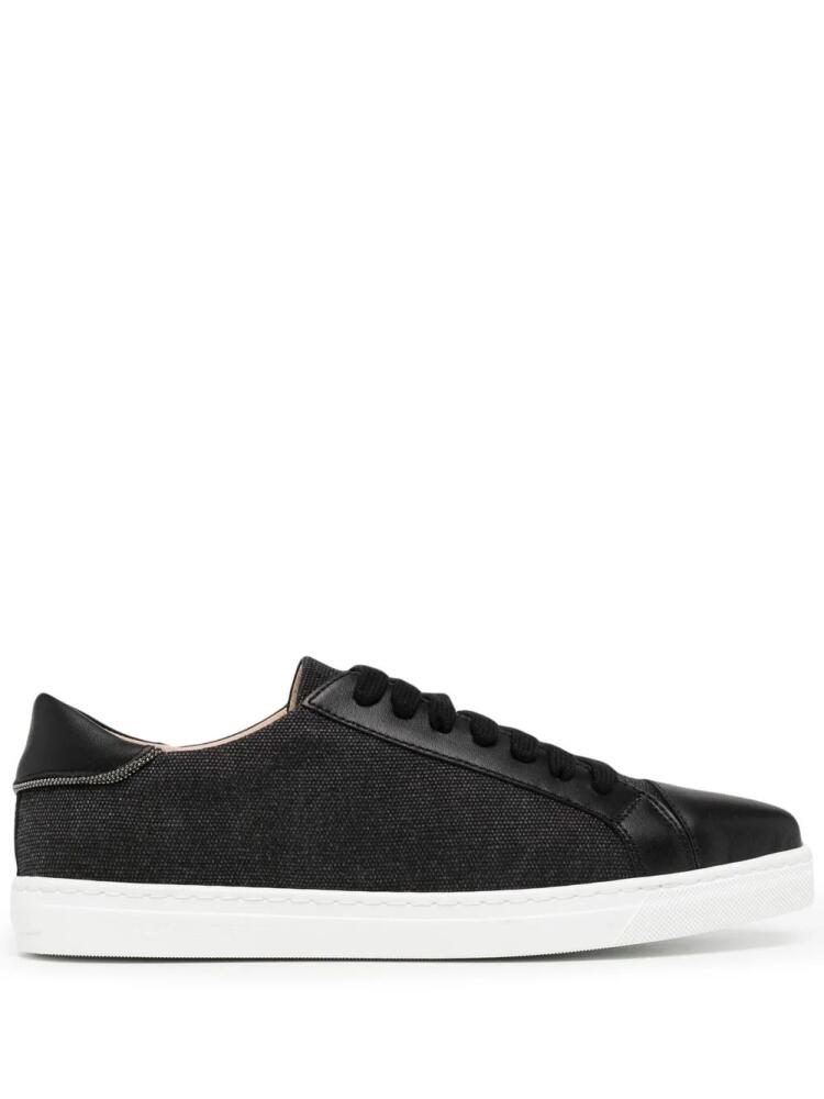 Fabiana Filippi lace-up leather sneakers - Black Cover