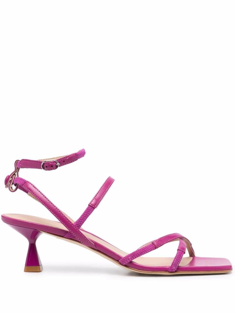 Scarosso Sally leather sandals - Pink Cover