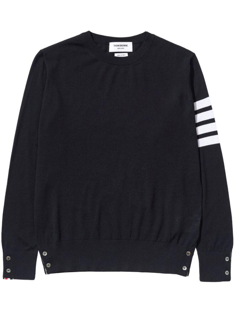 Thom Browne 4-Bar wool jumper - Blue Cover