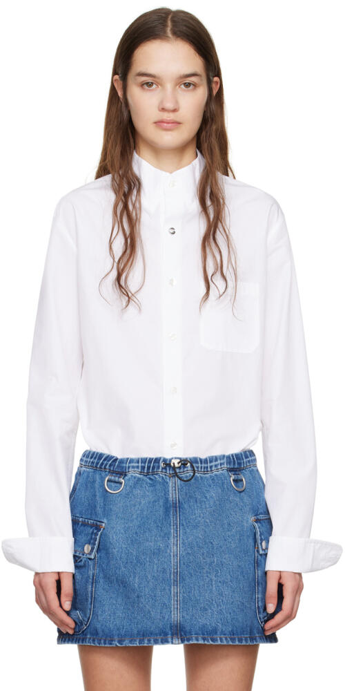 Coperni White Band Collar Shirt Cover