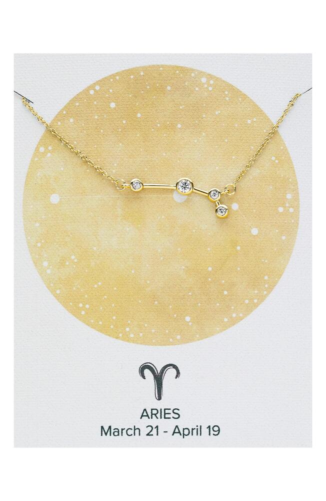 Sterling Forever Constellation Necklace in Gold - Aries Cover