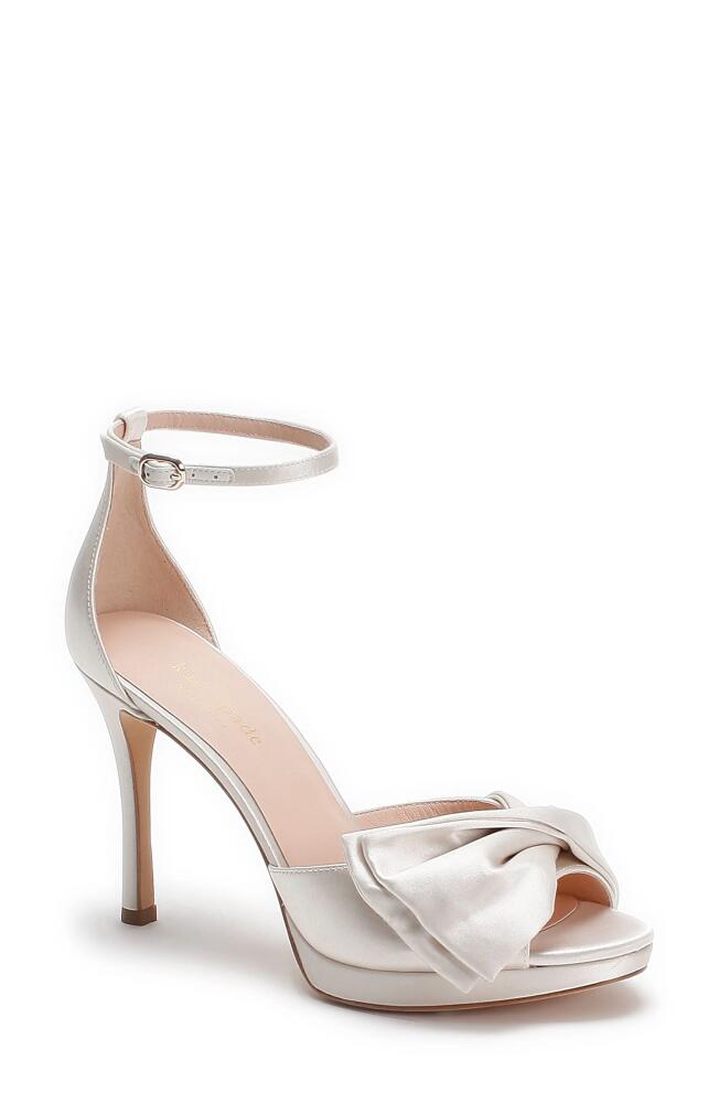 Kate Spade New York bow ankle strap sandal in Ivory Cover