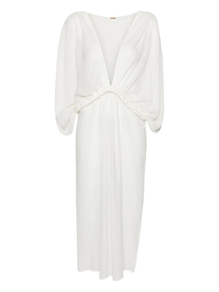 Cult Gaia Inga tied cover-up - White Cover