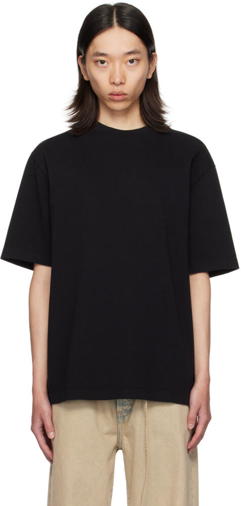 Róhe Black Oversized T-Shirt Cover