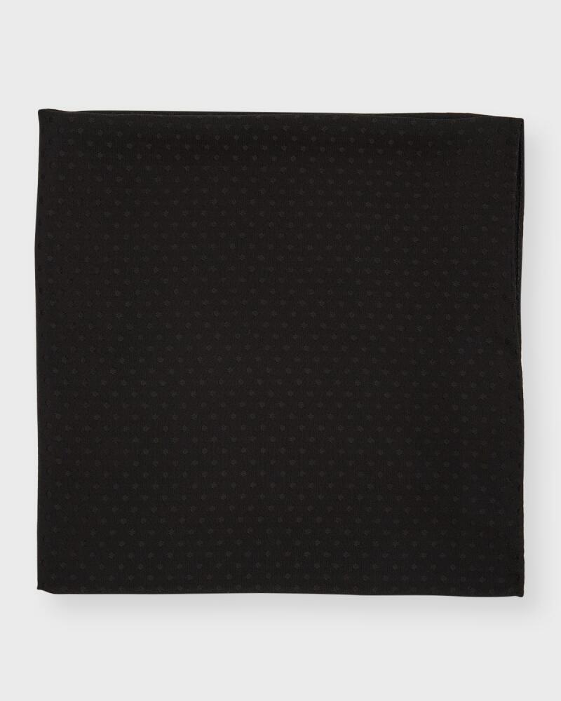 TOM FORD Men's Polka Dot Silk Pocket Square Cover