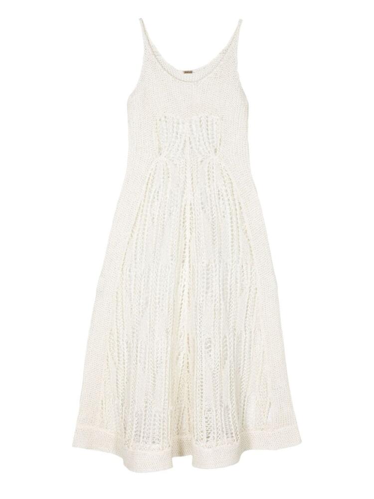 Cult Gaia Vickie crochet cover-up - White Cover