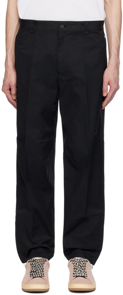 Lanvin Black Biker Trousers Cover