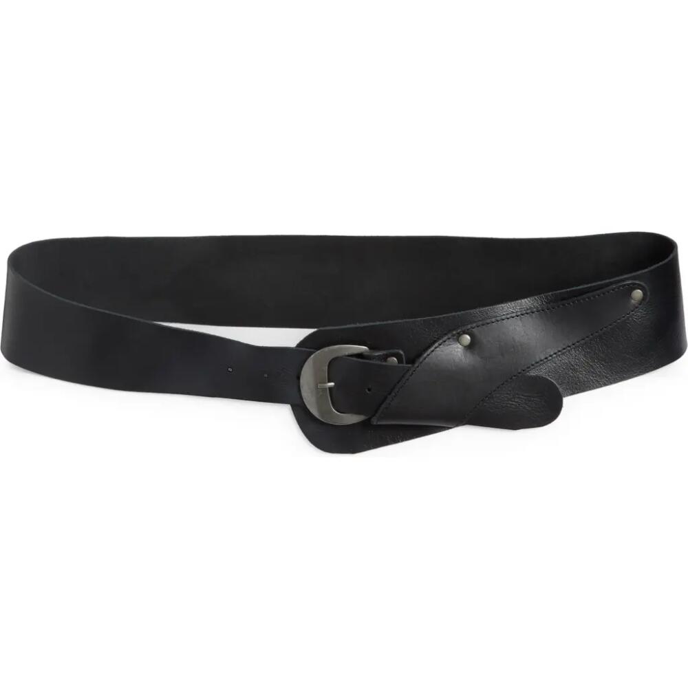 Free People We the Free Jericho Hip Leather Belt in Black Cover