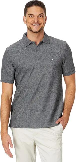 Nautica Sustainably Crafted Classic Fit Deck Polo (Charcoal Heather) Men's Clothing Cover