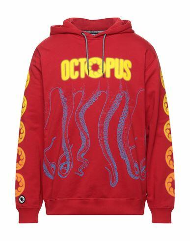 Octopus Man Sweatshirt Red Cotton Cover