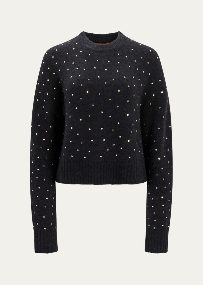 Altuzarra Nock Studded Alpaca Wool Sweater Cover