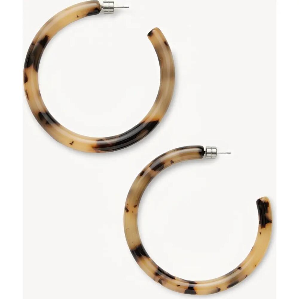 MACHETE Bold Hoops in Blonde Tortoise Cover