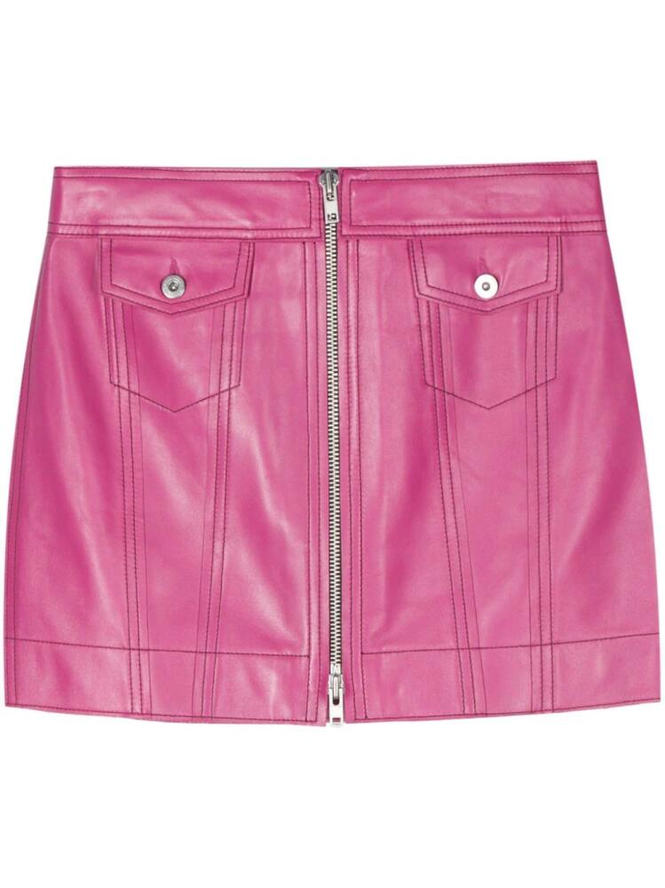 STAND STUDIO Kaelyn leather skirt - Pink Cover