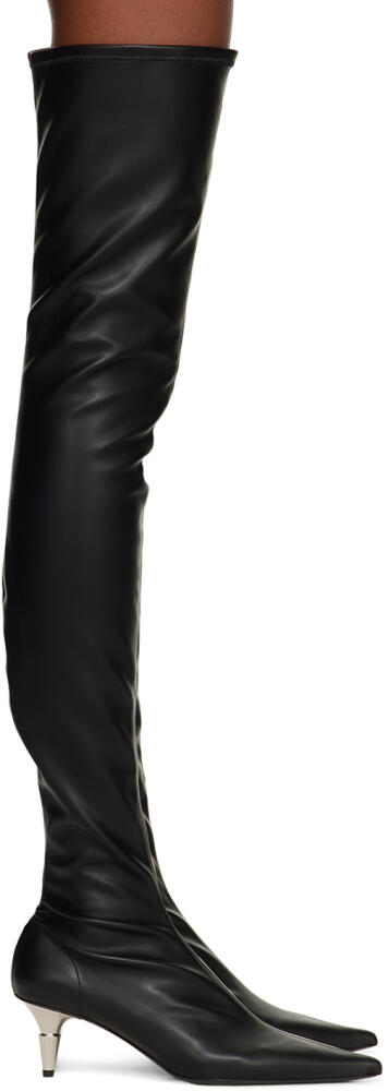 Proenza Schouler Black Spike Over-The-Knee Boots Cover