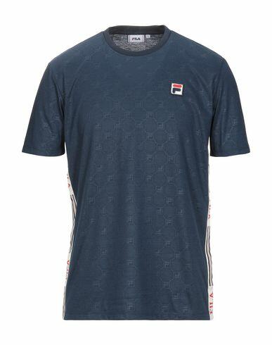 Fila Man T-shirt Midnight blue Polyester Cover