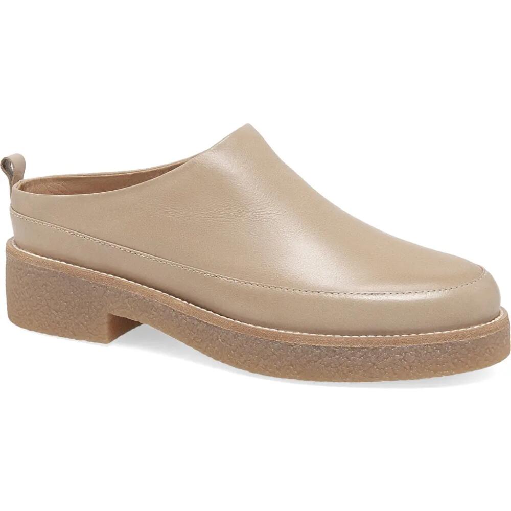 Silent D Flora Clog in Latte Leather Cover