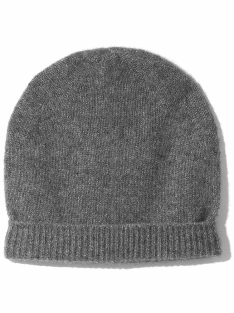 Cashmere In Love turn-up hem cashmere beanie - Grey Cover