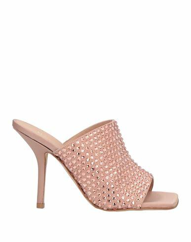 Eddy Daniele Woman Sandals Blush Textile fibers Cover