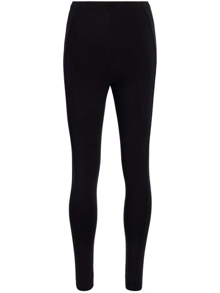 Another Tomorrow seam-detail high-waisted leggings - Black Cover