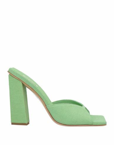 Gia / Rhw Woman Sandals Green Textile fibers Cover