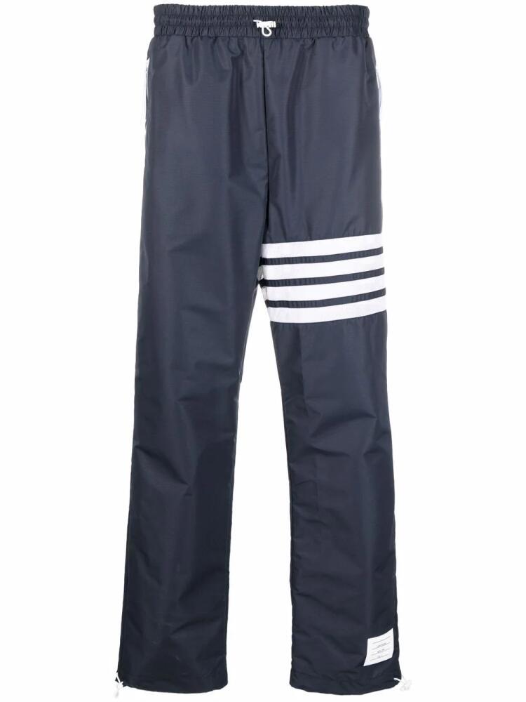 Thom Browne 4-bar stripe track pants - Blue Cover