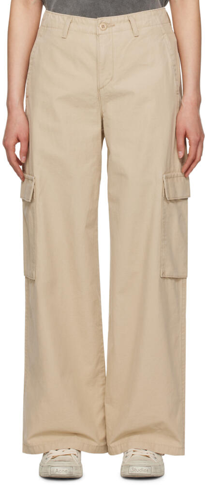 Levi's Beige Baggy Cargo Pants Cover