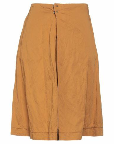 Dsquared2 Woman Midi skirt Mandarin Cotton, Metallic fiber, Bovine leather Cover