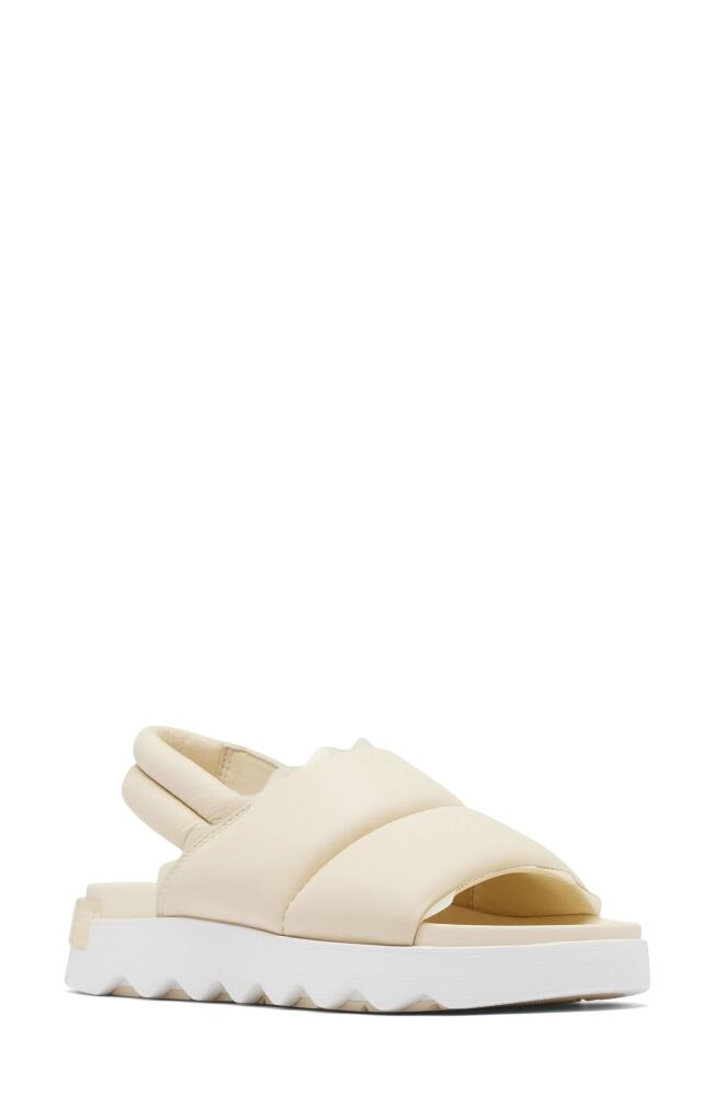 SOREL Vibe Slingback Sandal in Honey White/Sea Salt Cover