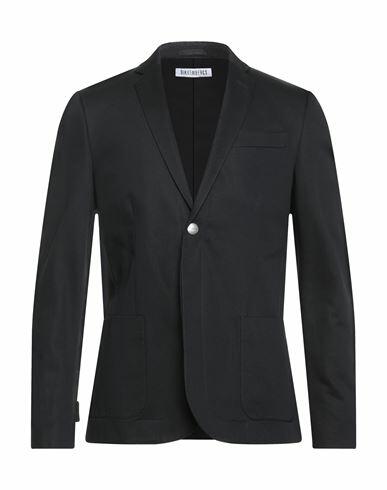 Bikkembergs Man Blazer Black Cotton Cover