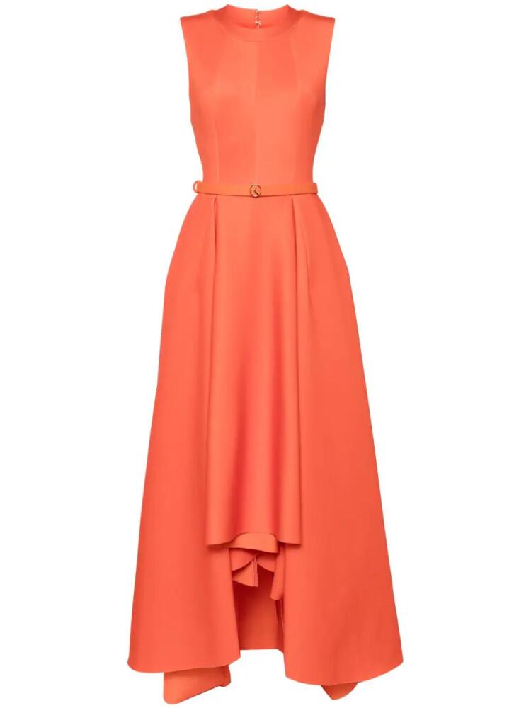 Saiid Kobeisy neoprene high-low gown - Orange Cover