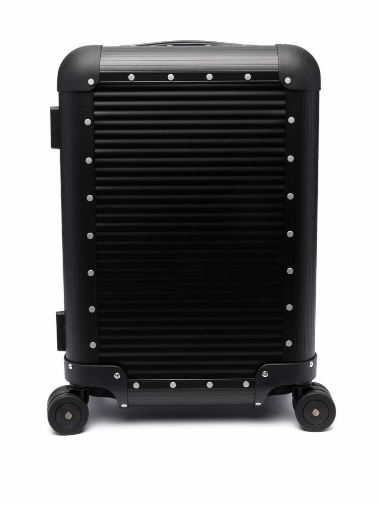 FPM Milano Spinner stud-embellished cabin suitcase - Black Cover