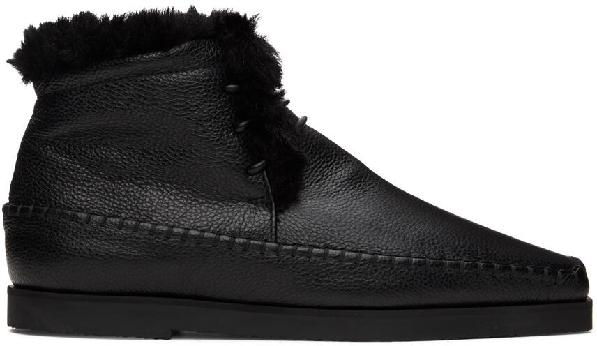 TOTEME Black High-Top Boots Cover