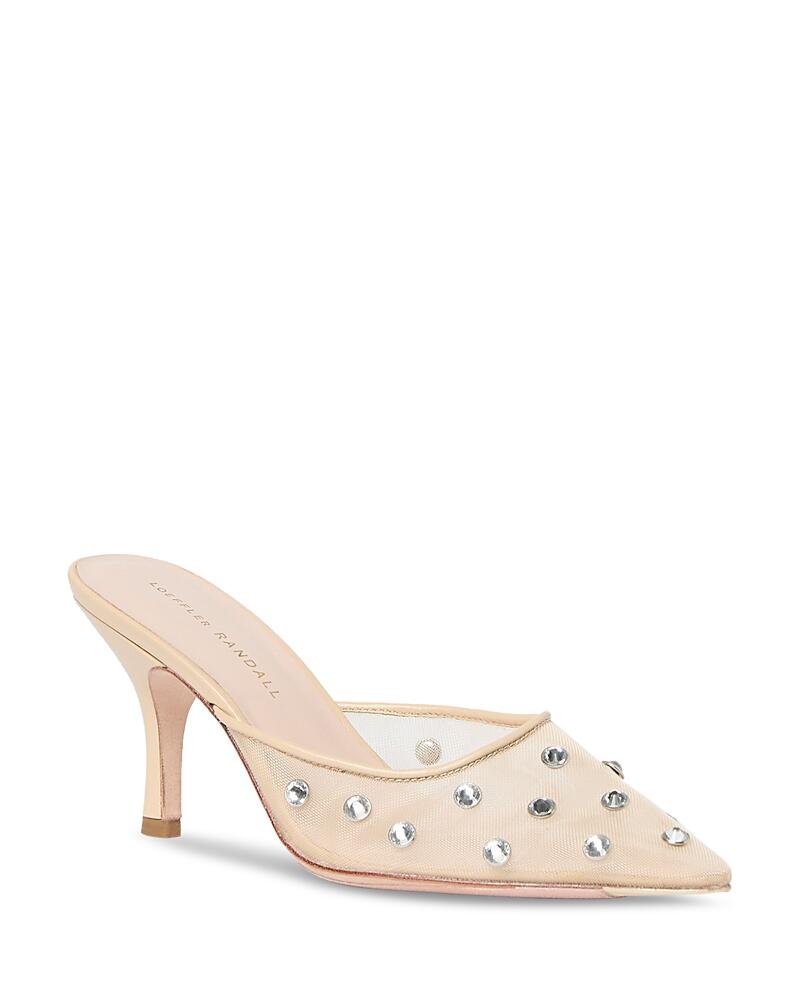 Loeffler Randall Women's Embellished Mesh High Heel Pumps Cover