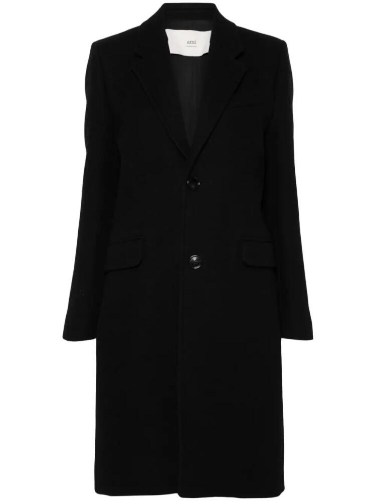 AMI Paris wool coat - Black Cover