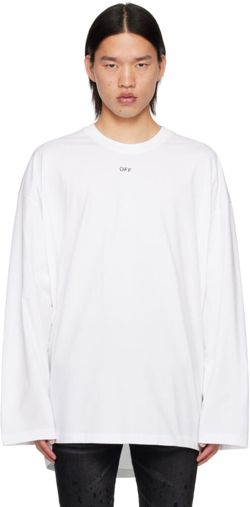 Off-White White Off Stamp Long Sleeve T-Shirt Cover