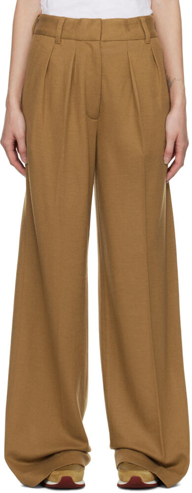 rag & bone Brown Shelly Wide-Leg Trousers Cover