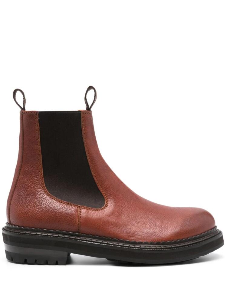 Buttero leather ankle boots - Brown Cover