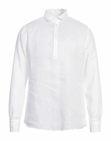 Messagerie Man Shirt White Linen Cover