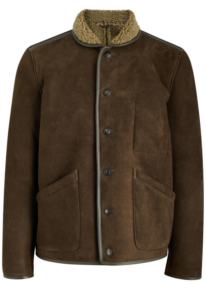 Ymc Brainticket Suede Jacket - Brown Cover