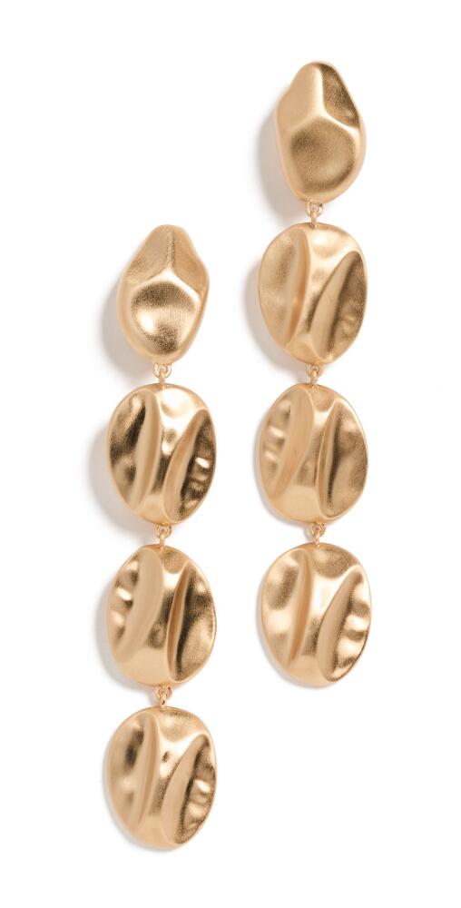 Cult Gaia Veda Earrings Brushed Brass Cover