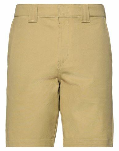 Dickies Man Shorts & Bermuda Shorts Military green Cotton Cover