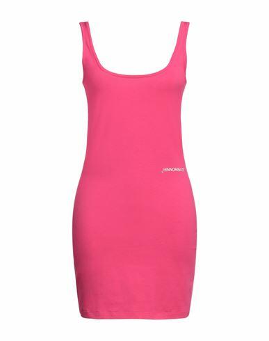 Hinnominate Woman Mini dress Fuchsia Cotton, Elastane Cover