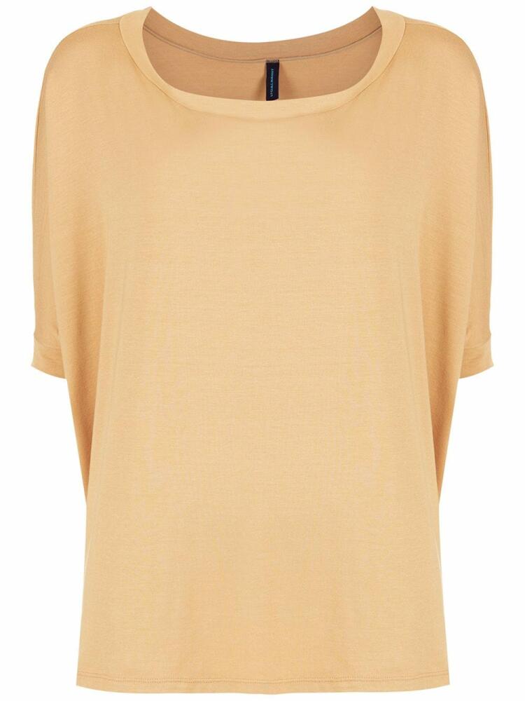 Lygia & Nanny cropped-sleeve T-shirt - Yellow Cover