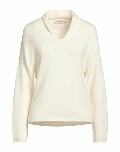 Gentryportofino Woman Sweater Ivory Virgin Wool, Cashmere Cover